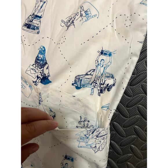 NWT California Cowboy Men’s High Water Shirt - The Analog, White Sand Size Large - Picture 10 of 12